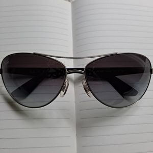 RayBan RB3526 Silver and Blue Sunglasses